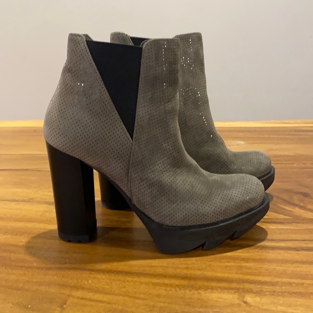 BOSCCOLO Booties Platform Heel